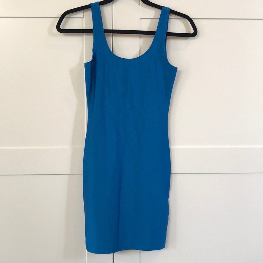 NWT F21 Blue bodycon dress